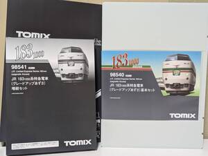 TOMIX 98540+98541 JR 183-1000系特急電車(グレードアップあずさ)基本セット 5両+増結セット 4両 フル編成 未使用未走行品 183系1000番代 