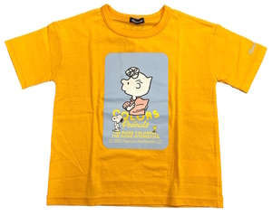 ★即決★新品タグ付 Moujonjon ムージョンジョン★PEANUTS スヌーピー サリー 半袖シャツ★部屋干しOK生地 日本製★130cm（9-10才）￥1650