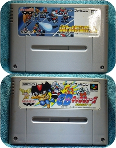 [SFC] バトルドッジボール CBキャラウォーズ 2本セット /スーパーファミコン