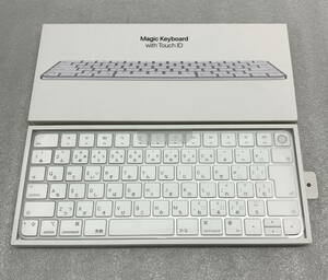 ◇ Apple Magic Ketboard with Touch ID [ MK293J/A ] 【通電確認済み】 【本体のみ】 アップル / 中古(S240423_10)