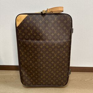 LOUIS VUITTON ルイヴィトン モノグラム ペガス55 M23294 キャリーバッグ キャリーケース ガーメントケース付き