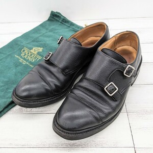 CROCKETT&JONES クロケット＆ジョーンズ トゥモローランド別注 HARROGATE 2 ハロゲイト ダブルモンクシューズ ブラック レザー 6369