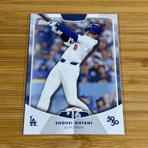 2024 Topps 大谷翔平 50/50 16号ホームラン 本塁打 レギュラーカード ロサンゼルス・ドジャース Shohei Ohtani HR #16 Los Angeles Dodgers