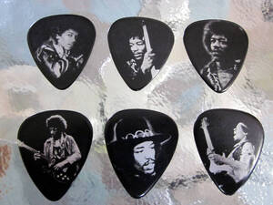 ★JIM DUNLOP / JIMI HENDRIX / ジミ・ヘンドリックス ピック 6枚セット！ 新品！未使用品！日本全国送料無料！