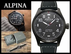 ■ 定価168,000円 新品 ALPINA アルピナ AL-525G4TS6 STARTIMER PILOT スタータイマー パイロット ウォッチ デイト 3針 自動巻 腕時計 ①