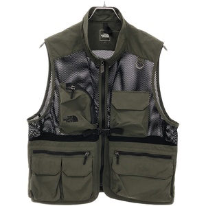 THE NORTH FACE ザノースフェイス 24SS Utility Mesh Vest ユーティリティーメッシュベスト NP22431 カーキ L ITH2YNVFPANI