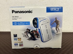 A3　Panasonic　パナソニック　HX-WA3　デジタルビデオカメラ　デジタルムービーカメラ　ブルー　元箱付き　付属品多数　現状品