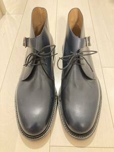 【新品訳あり】John Lobb Combe コーム UK7.5 7 1/2E ラスト0015B 希少なネイビーカラー！