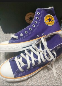 新品 コンバース オールスター ハイ レイカーズカラー 26cm 紫 LAKERS CONVERSE ALL STAR HI STAJANWAPPEN パープル スタジャン