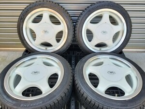 当時物 希少 IVER 14インチ 6J 4H/100 114.3 +40 スタッドレスタイヤ 155/55R14 ★14×6J 4穴 軽自動車全般