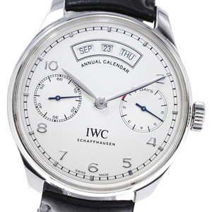 IWC SCHAFFHAUSEN IW503501 ポルトギーゼ・アニュアル・カレンダー 自動巻き メンズ 保証書付き_836004