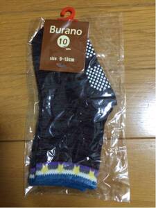 新品未使用　Burano 靴下 9～13cm