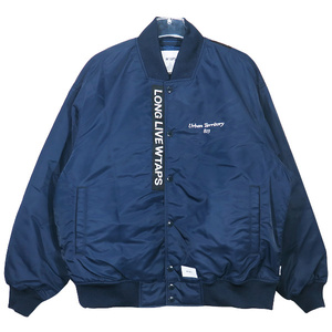 WTAPS ダブルタップス 22AW TEAM/JACKET/NYLON.TWILL.UT813 222TQDT-JKM01 チーム ジャケット ナイロン ツイル アウター ネイビー Octz