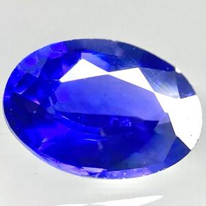 1円〜!!ソ付!!〔天然サファイア0.460ct〕d 約5.3×3.7mm ルース 裸石 宝石 jewelry sapphire corundum コランダム BB4/BB4 テDG0 w4 マ31