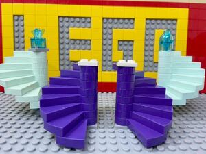 ☆螺旋階段☆ レゴ　建物パーツ　階段　ステップ　( LEGO ハリーポッター ディズニープリンセス お城