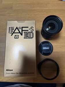 1円〜 ニコン カメラ レンズ　 Nikon AF-S VR Zoom-Nikkor ED 24-120mm f/3.5-5.6 G IF 美品