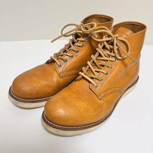 廃盤 レッドウィング9871 復刻犬タグ 26cm プレーントゥ　8D REDWING アイリッシュセッター 