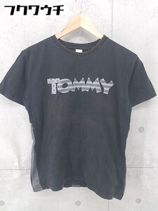 ◇ TOMMY トミー ディズニー コラボ 21-4222336-240 半袖 Tシャツ カットソー サイズS ブラック メンズ