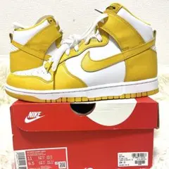 NIKE WMNS DUNK HIGH "DARK SULFUR 27.5cm