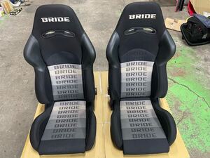 中古 BRIDE DIGO TYPE G ブリッド ディーゴ タイプG D13AGS グラデーションロゴ ２脚セット！セミバケ リクライニングシート バラ売り不可