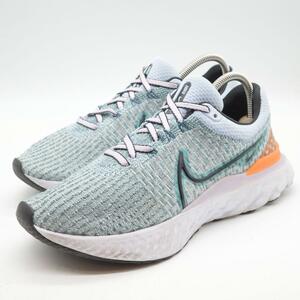 NIKE REACT INFINITY RUN FK 3 ナイキ スニーカー ランニングシューズ 25cm マルチカラー DD3024-300 軽量 ストリート