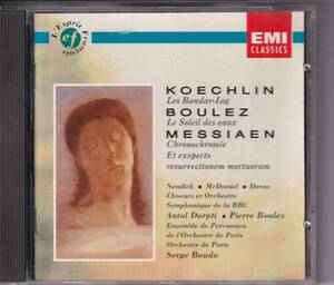 CD Serge Baudo - KOECHLIN/BOULEZ/MESSIAEN