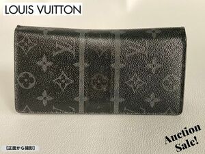 【中古】Louis Vuitton フラグメントデザイン 長財布 ポルトフォイユ・ブラザ CA1137 Fragment×Louis Vuittonコラボモデル