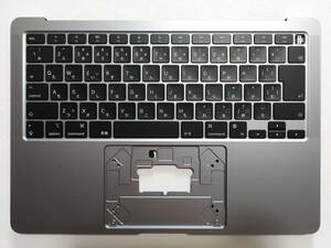 ★動作確認済★Macbook Air 2020 A2337 JIS配列キーボード　パームレスト　スペースグレー色②