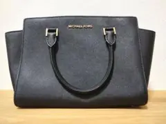 【美品・訳あり】MICHAEL KORS 黒 ハンドバッグ