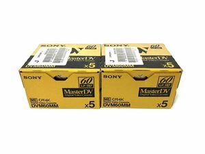 送料無料 希少 新品 SONY（ソニー）【DVM60MM】最高級マスターDV MasterDV ミニDVカセット/ICメモリー付き 10本セット