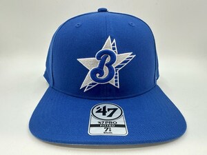 横浜DeNAベイスターズ PRO オーセンティックキャップ Size-61cm　47 FORTY SEVEN NPBマーク