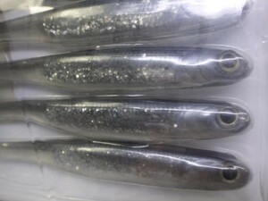 SPOON TAIL SHAD 6" #ST01　ノリーズ スプーン テール シャッド 6インチ　シルバー シャッド　希少　ソルト ロックフィッシュ ヒラメ