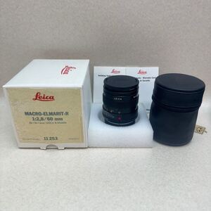 24★未使用品★ ライカ　LEICA MACRO-ELMARIT-R F2.8 60mm E55 元箱 説明書　保管品