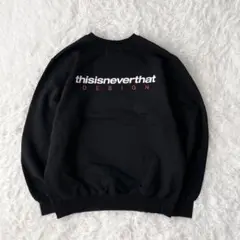 8756 thisisneverthat バックロゴ スウェット トレーナー