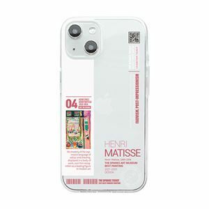 【新品】Dparks ソフトクリアケース for iPhone 14 マティス 背面カバー型 DS24140i14