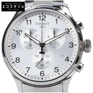 【1円】TISSOT ティソ T116.617.11.037.00 T-スポーツ クロノ XL クラシック クオーツ 腕時計 シルバー