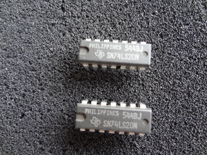 テキサス製　SN74LS20N(Dual 4-Input NAND Gates ) ②2個セット