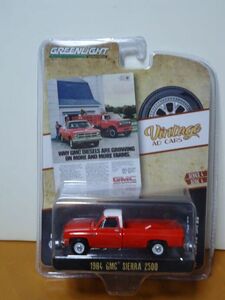 ★グリーンライト 1/64　Vintage AD CARS　　1984 GMC SIERRA 2500　シェラ 2500　　レッド 　　未開封★