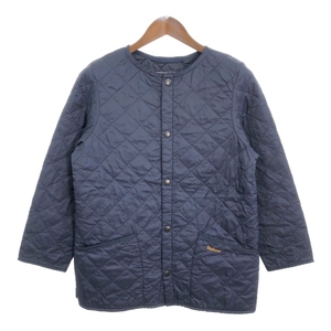 Barbour バブアー LIDDESDALE リッズデイル キルティングジャケット 大きいサイズ ネイビー (ユース 2XL) 中古 古着 Q9079