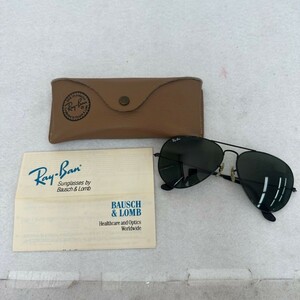 M806-O51-165◎ Ray-Ban レイバン サングラス L2821 B&L 度無し メガネ 眼鏡 アイウェア 約正面15×テンプル13.5cm ケース付き ⑩