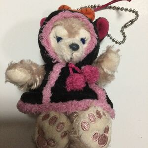 TDS シェリーメイ ハロウィン　黒猫　ぬいぐるみストラップ　ディズニーシー