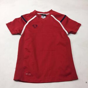 送料無料★NIKE ナイキ★半袖Tシャツ トップス★キッズ 男の子 子供 ジュニア Sサイズ 130-140★赤♯30622sj63