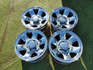 【中古】TOYOTA/トヨタ/ハイラックス/185/サーフ/16インチ/16×7J/PCD139.7/6H/ET+15/ハブ径約106mm/ホイール/4本セット