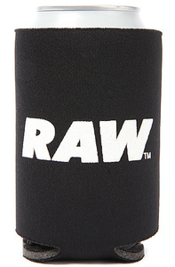 新品 RAW Raw Logo Koozie/Black ロウ スケート ロゴ ビール 缶 クージー ブラック