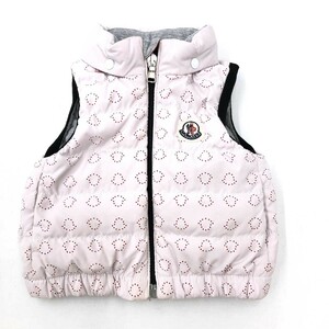 ◆MONCLER モンクレール ダウンベスト ベビー62cm◆F19511A51000 ピンク キッズ アウター 子供服 ベビー服