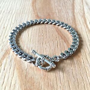 新品同様 BEAMS Silver Chain Bracelet ビームス シルバーチェーンブレスレット 喜平チェーン 腕輪 アクセサリー インディアンジュエリー