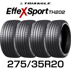 【新品】【2024年製】 輸入サマータイヤ4本セット 275/35R20-102Y TRIANGLE EffeX Sport TH202 / トライアングル 2753520 20インチタイヤ