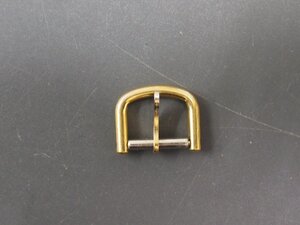 中古 セイコー シチズン カシオ 汎用 尾錠 美錠 ピンバックル 色: ゴールド 幅: 10mm 管理No.31615