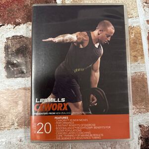 20　　★レスミルズ★Lesmills★DVD★CD★英語コレオノート★中古品★CXWORX★ほぼ未使用品です。