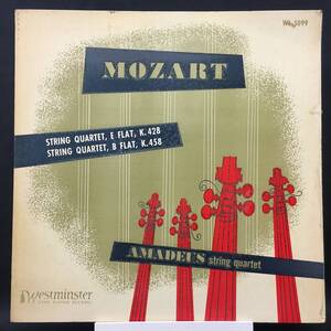 ◆ WL盤 ◆ ストリングス ◆ Mozart ◆ Amadeus String Quartet ◆ Westminster 米 深溝